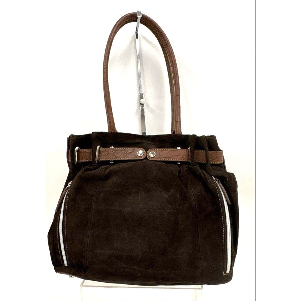NWT Gun Tote'n Mamas Brown Suede Hobo Bag Concealed Carry Purse NWT - Picture 2 of 9